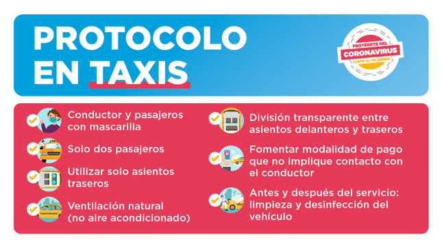 Conoce cómo deben ser los viajes en vehículos autorizados para taxi